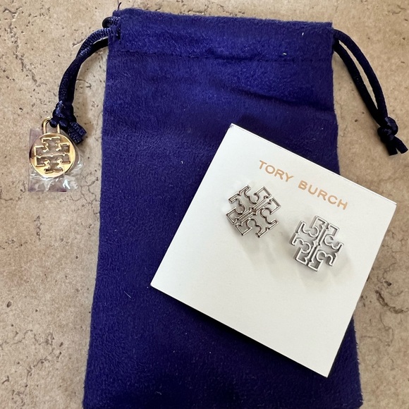 Tory Burch Britten Silver Studs